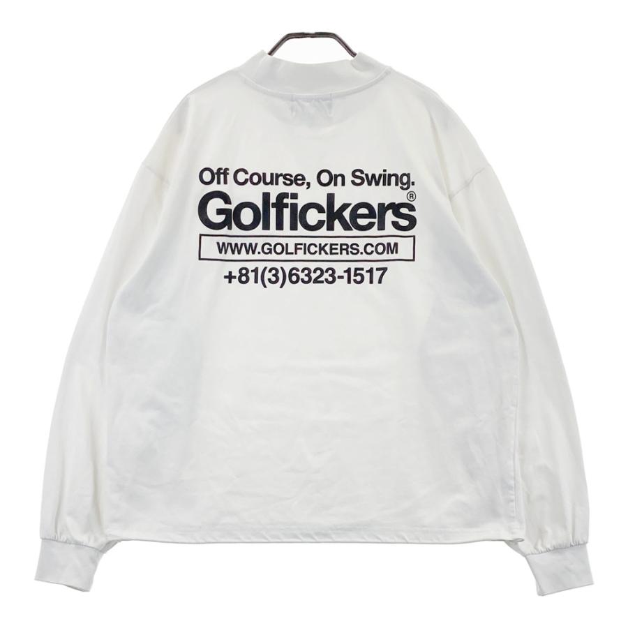 GOLFICKERS Tシャツ ホワイト Lサイズ Golfickers ゴルフィッカーズ モックネック 長袖Tシャツ ホワイト系 L