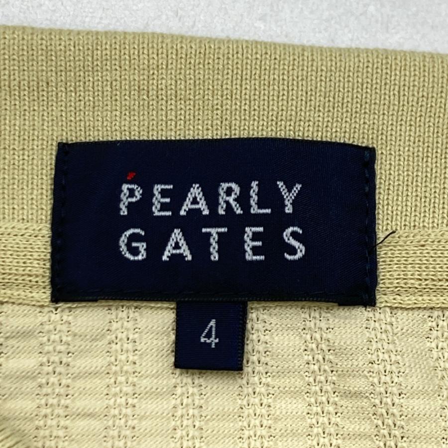 2024年モデル【新品】パーリーゲイツ 半袖ポロシャツ イエロー PEARLY GATES パーリーゲイツ 2024年モデル 半袖ポロシャツ イエロー系