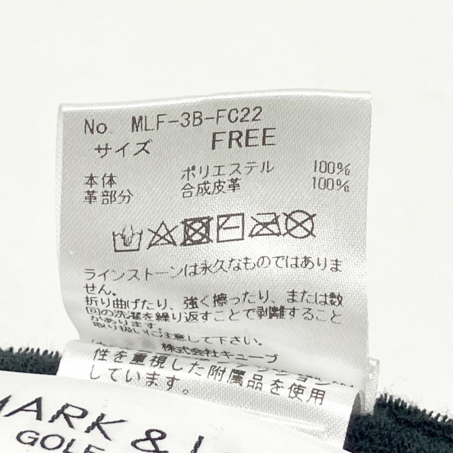 MARK&LONA（マークアンドロナ） ロゴ入りサンバイザー チェック柄