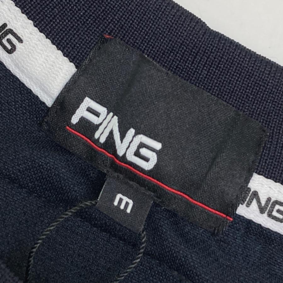 PING（ピン） 【新品】PING 長袖トレーナー 総柄 ネイビー系 M ゴルフ