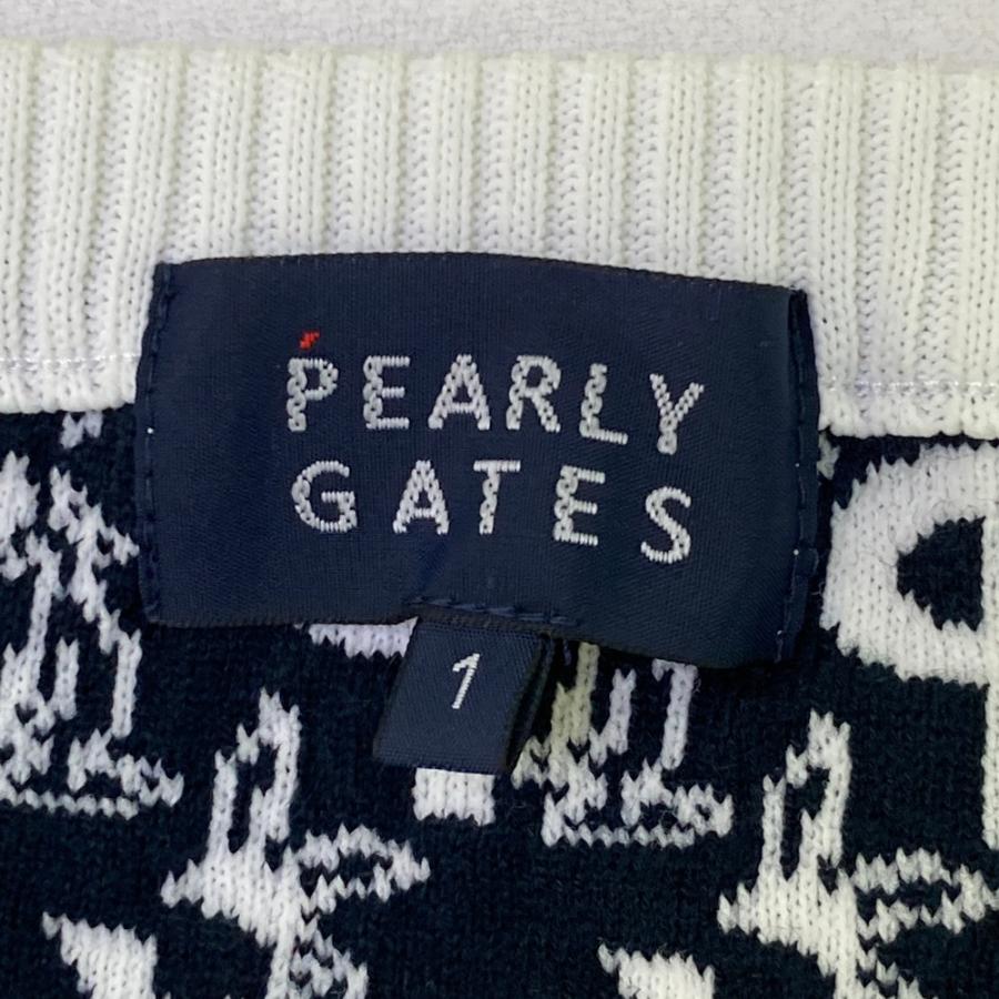 PEARLY GATES パーリーゲイツ ×PEANUTS Vネック ニットベスト ウール混