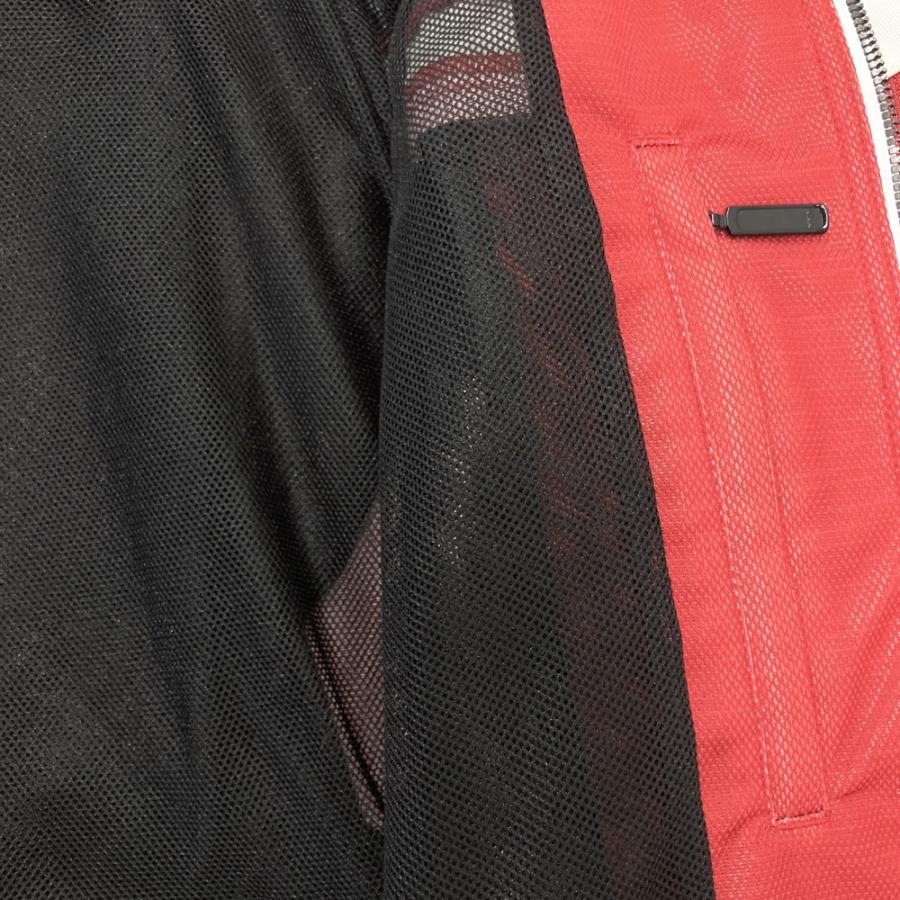 KUSHITANI クシタニ K-2310 フルメッシュパーカージャケット レッド系