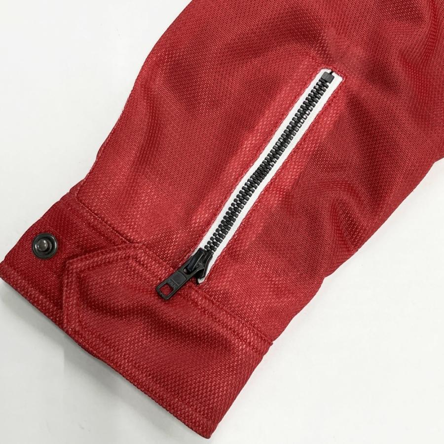 KUSHITANI クシタニ K-2310 フルメッシュパーカージャケット レッド系