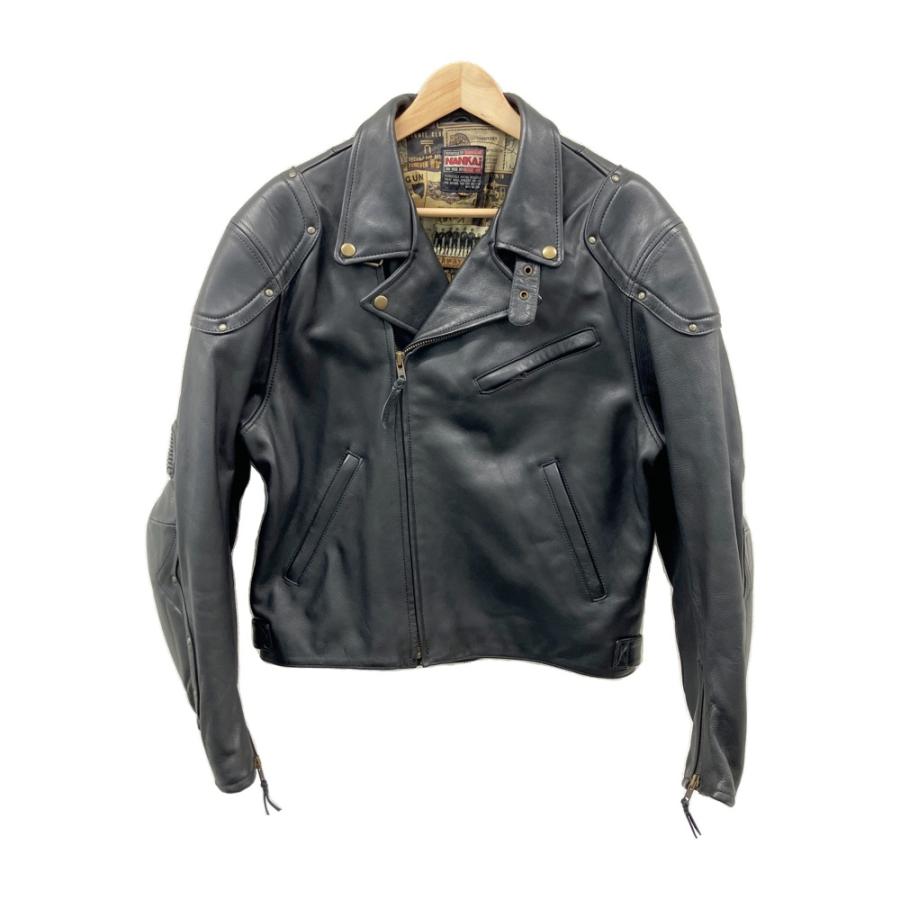 NANKAI レザーライダースジャケット ブラック XL NANKAI ナンカイ ライダースジャケット レザー ブラック系 XL バイク