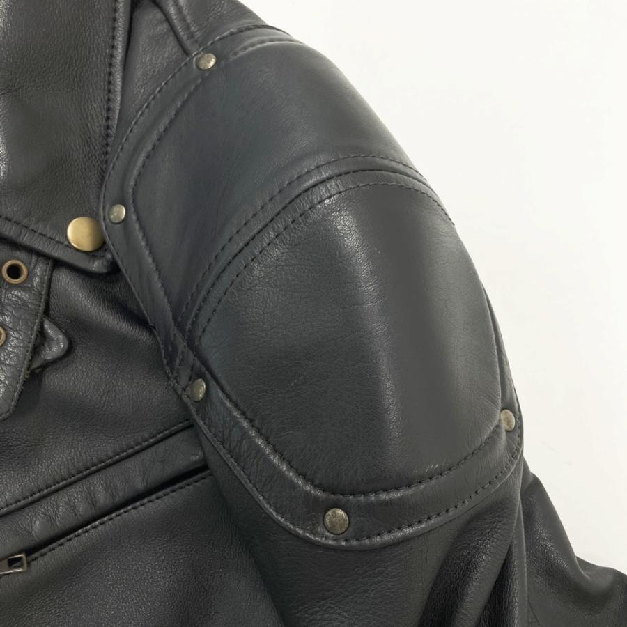 NANKAI ナンカイ ライダースジャケット レザー ブラック系 XL バイク
