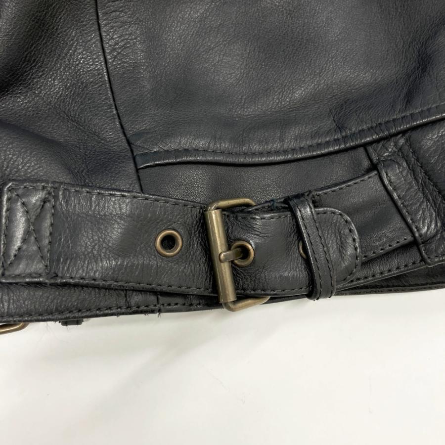 NANKAI ナンカイ ライダースジャケット レザー ブラック系 XL バイク