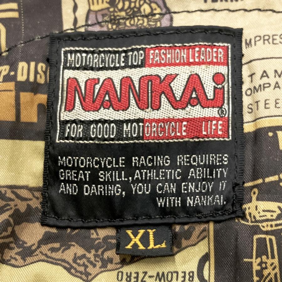 NANKAI ナンカイ ライダースジャケット レザー ブラック系 XL バイク