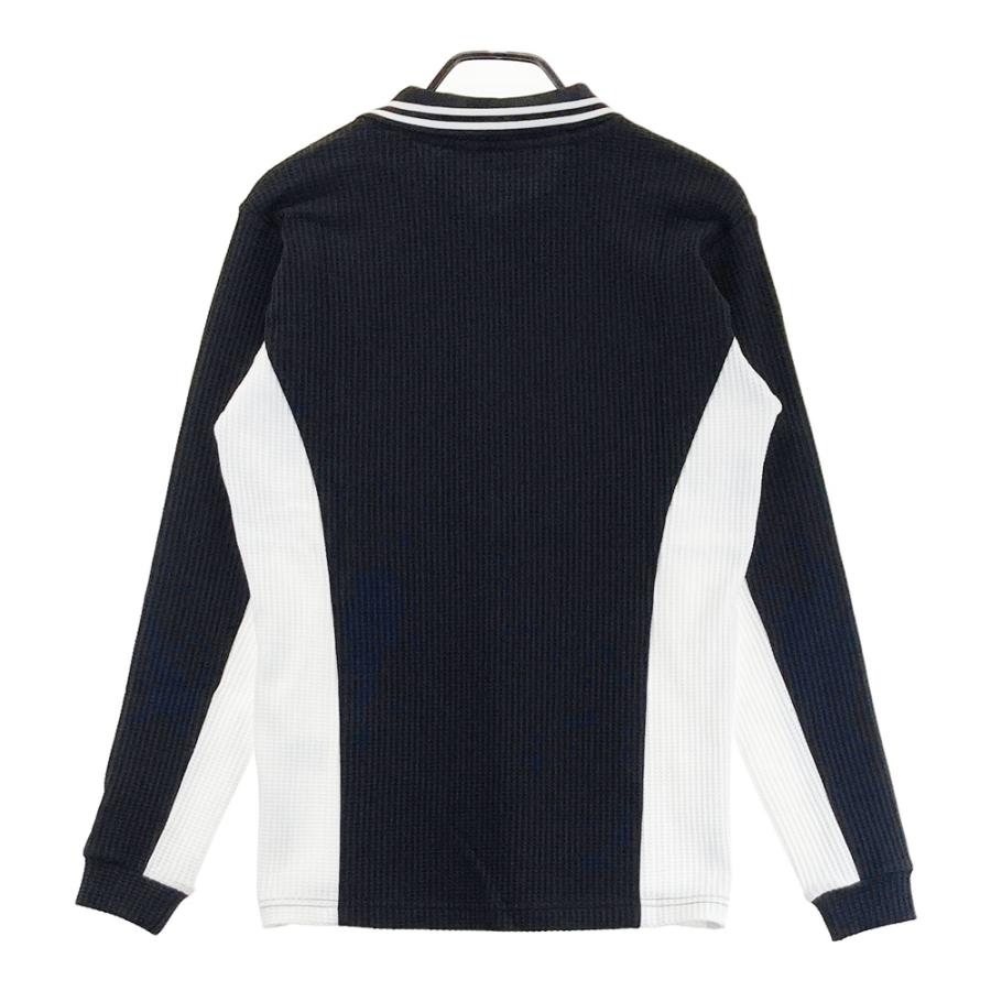 新品】LOUD MOUTH ラウドマウス 長袖ポロシャツ スキッパー ブラック系
