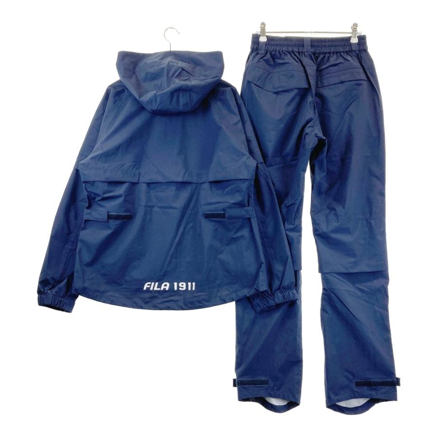 FILA GOLF フィラゴルフ 2WAY レインウェア セットアップ ネイビー系 L