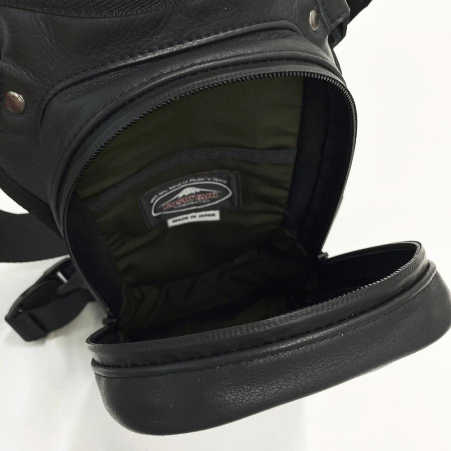 KUSHITANI クシタニ 2WAYレッグバッグ2 EXALITO LEATHER MODEL
