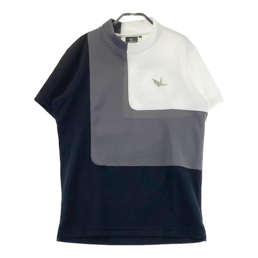 1PIU1UGUALE3 GOLF ハイネック半袖Tシャツ グレー系 5 ゴルフウェア