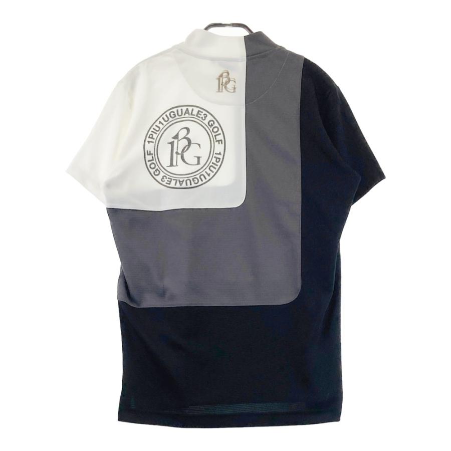 1PIU1UGUALE3 GOLF ハイネック半袖Tシャツ グレー系 5 ゴルフウェア
