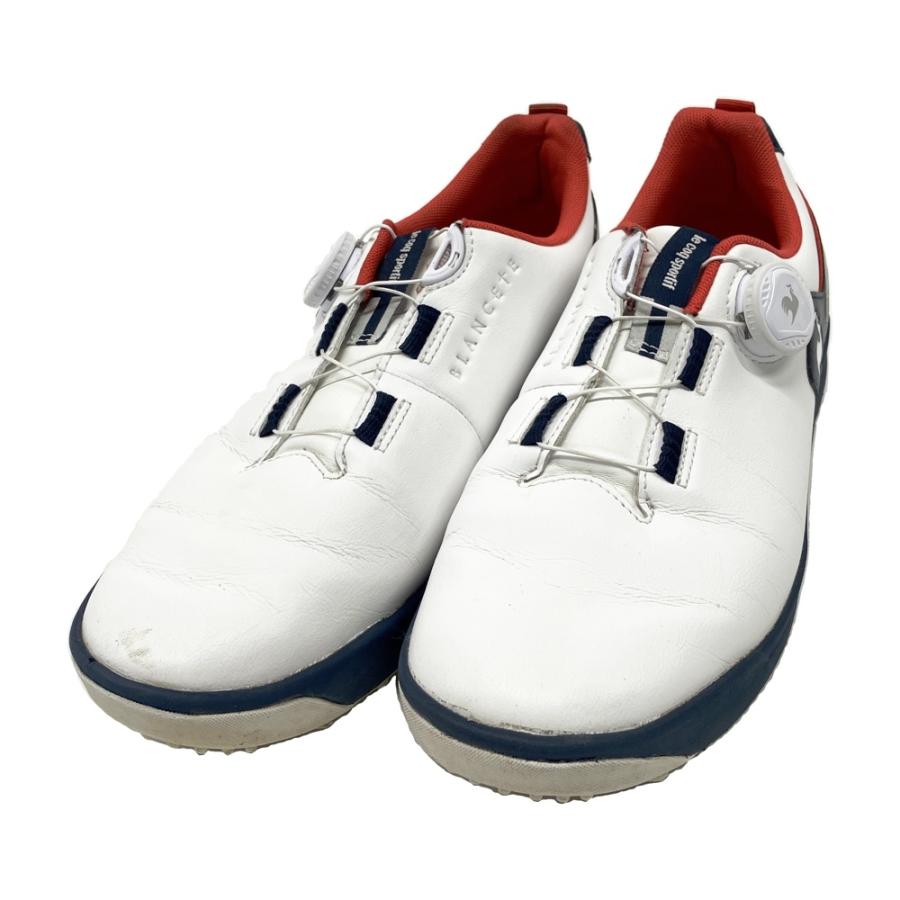 【新品、タグ付き】ルコック ゴルフシューズ LE COQ GOLF ルコックゴルフ LG6SCS01U ブランテ ダイヤル式 スパイク
