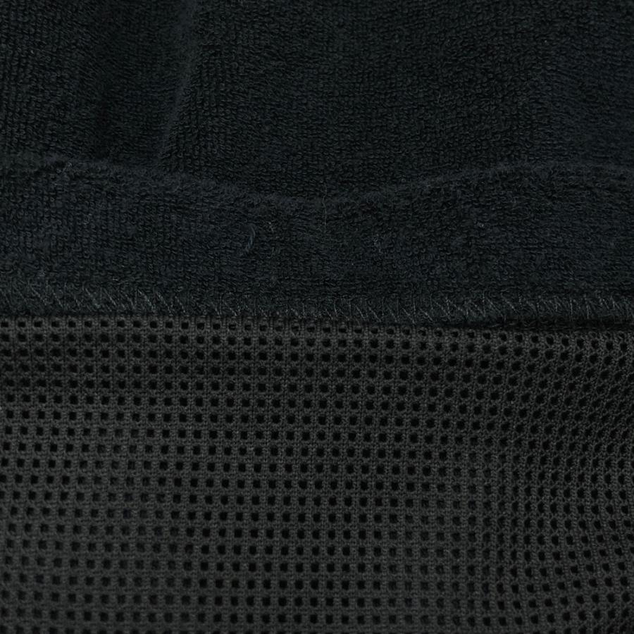 RUFFLOG ラフロッグ 裏メッシュ パイル 半袖ポロシャツ ブラック系 L
