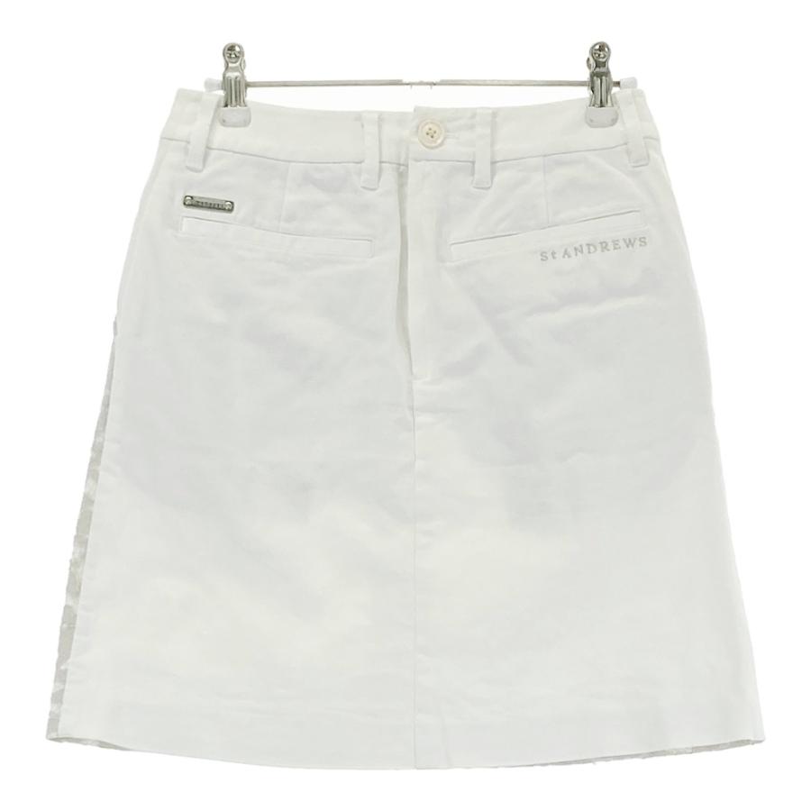 St ANDREWS セントアンドリュース レース スカート 花柄 ホワイト系 SS