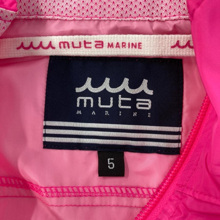 新品未使用‼️ムータマリンピンク空調ベストサイズ5 ファン付きセット muta MARINE（ムータマリン） ファンベスト 空調服 ピンク系 5 ゴルフ