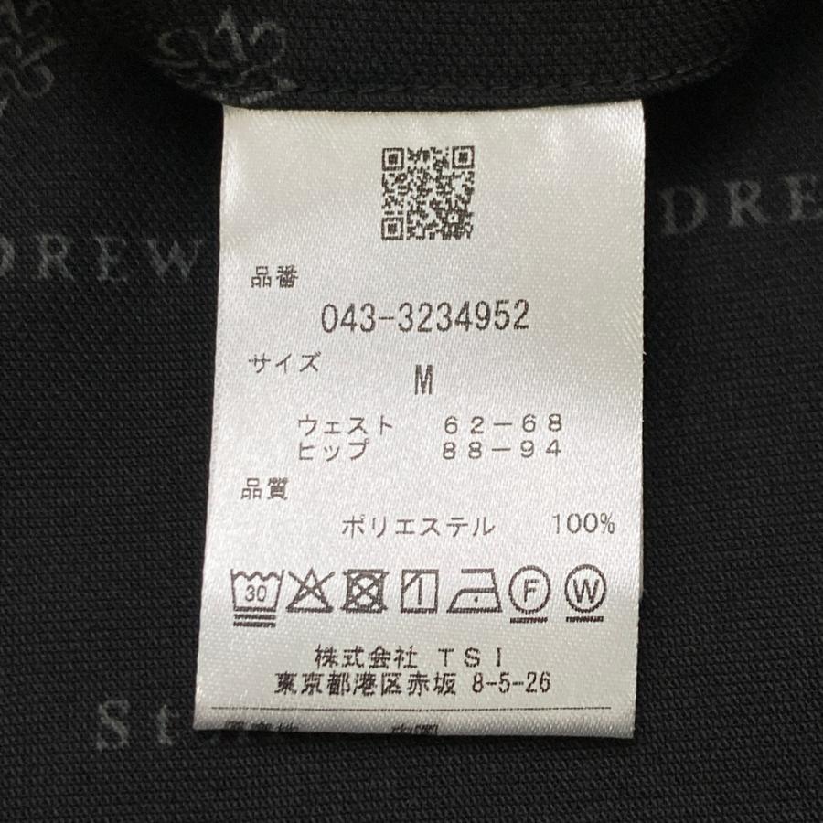 新品】ST ANDREWS セントアンドリュース スカート ロゴ柄 ブラック系 M