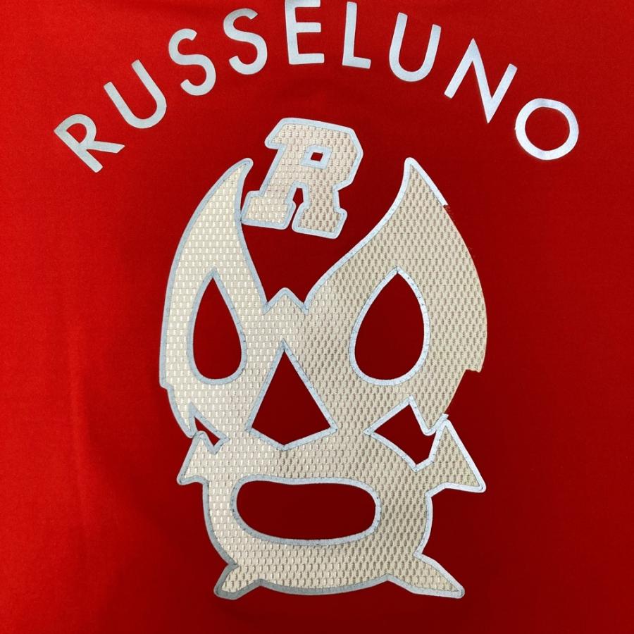 RUSSELUNO ラッセルノ 半袖ポロシャツ レッド系 4 ゴルフウェア メンズ