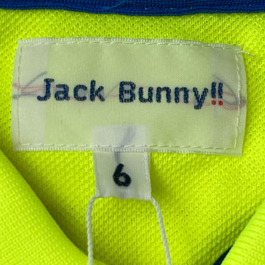 新品】JACK BUNNY ジャックバニー 半袖ポロシャツ イエロー系 6 ゴルフ