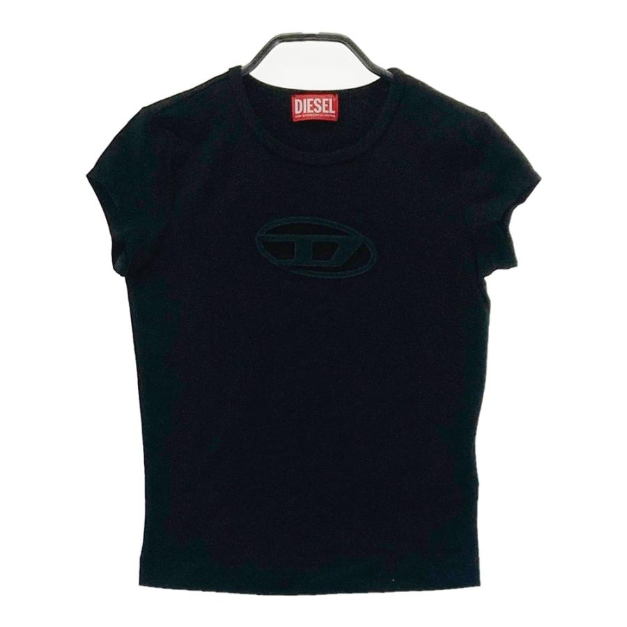 DIESEL（ディーゼル） A06268 T-ANGIE 半袖Tシャツ ブラック系 XS