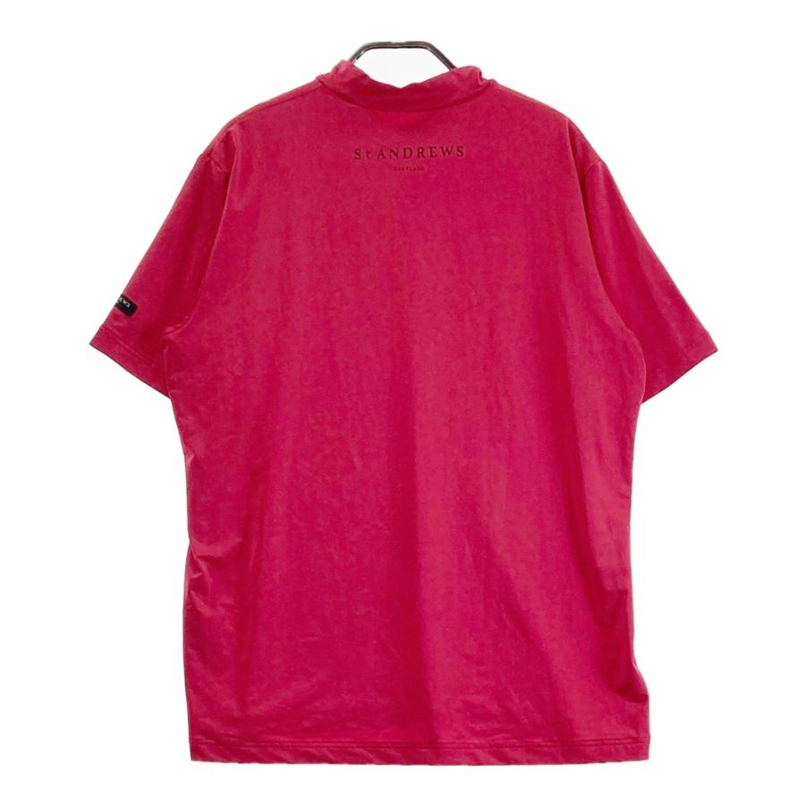 ST ANDREWS セントアンドリュース ハイネック 半袖Tシャツ ピンク系 LL