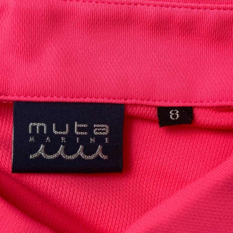 muta MARINE（ムータマリン） 半袖ポロシャツ ボタンダウン ピンク系 8