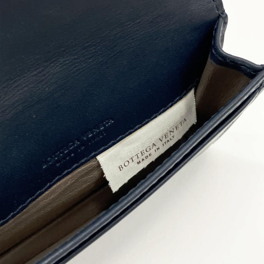 BOTTEGA VENETA ネイビー 名刺入れ BOTTEGA VENETA（ボッテガ・ヴェネタ） ボッテガ ヴェネタ 財布 名刺