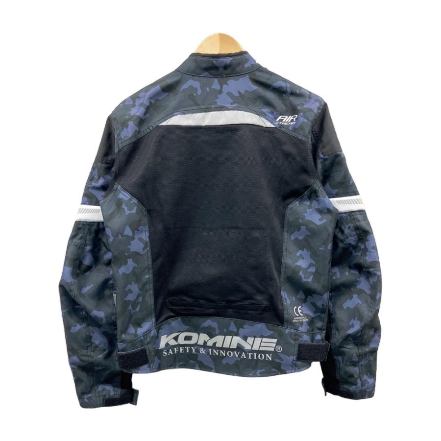 コミネ（Komine） メッシュジャケット 迷彩柄 ネイビー系 L バイク