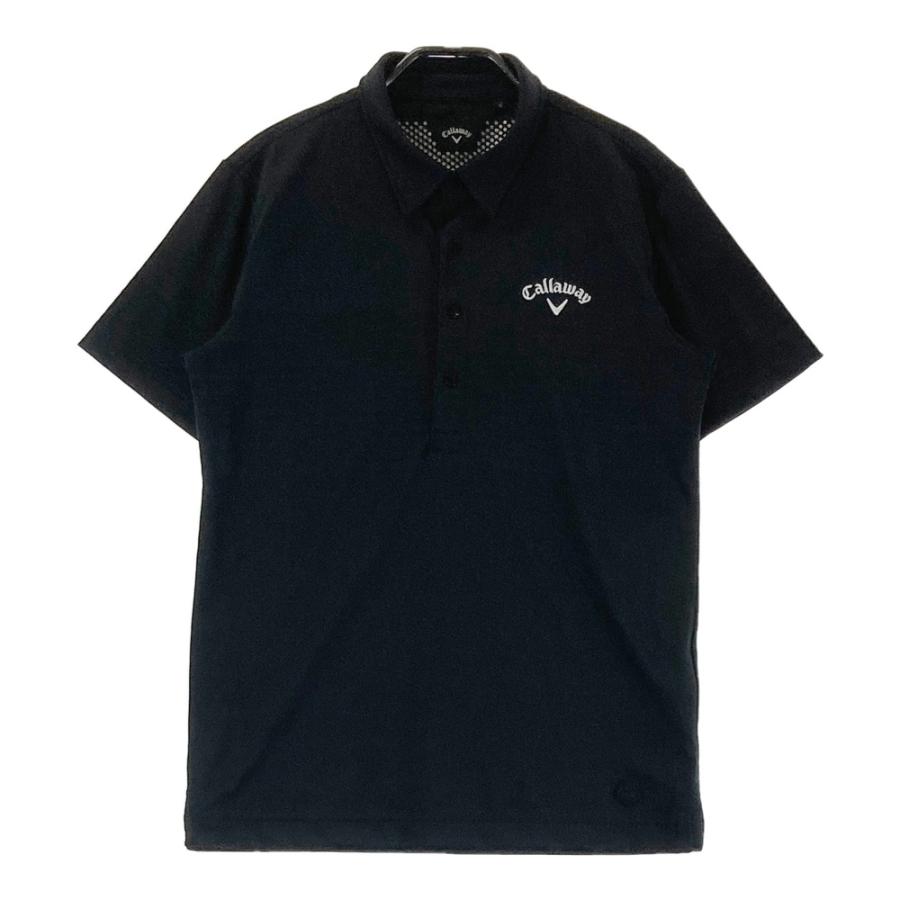CALLAWAY キャロウェイ 半袖ポロシャツ ブラック系 M ゴルフウェア