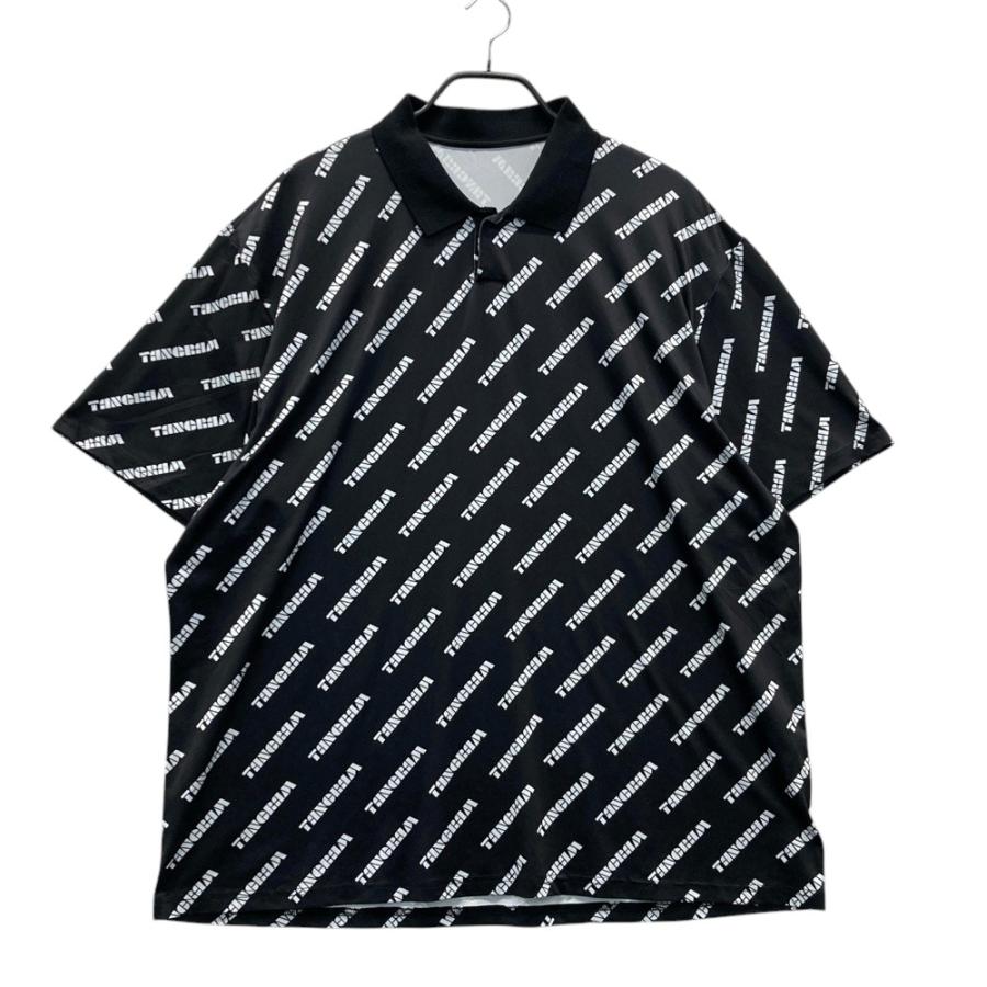 tangram ポロシャツ 黒 メンズ BLACK スポーツ tangram ポロシャツ 黒 メンズ