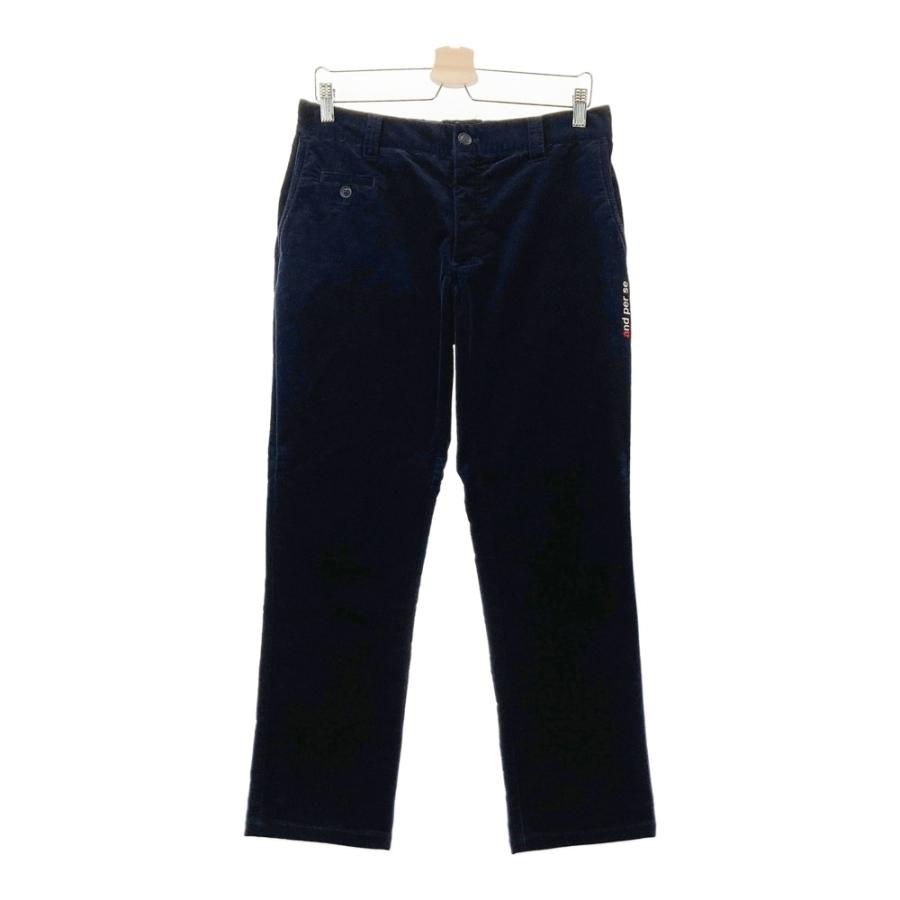 マコト★and per se★美品♪ コーデュロイパンツ LLサイズ AND PER SE アンパスィ コーデュロイパンツ ネイビー系 LL ゴルフ