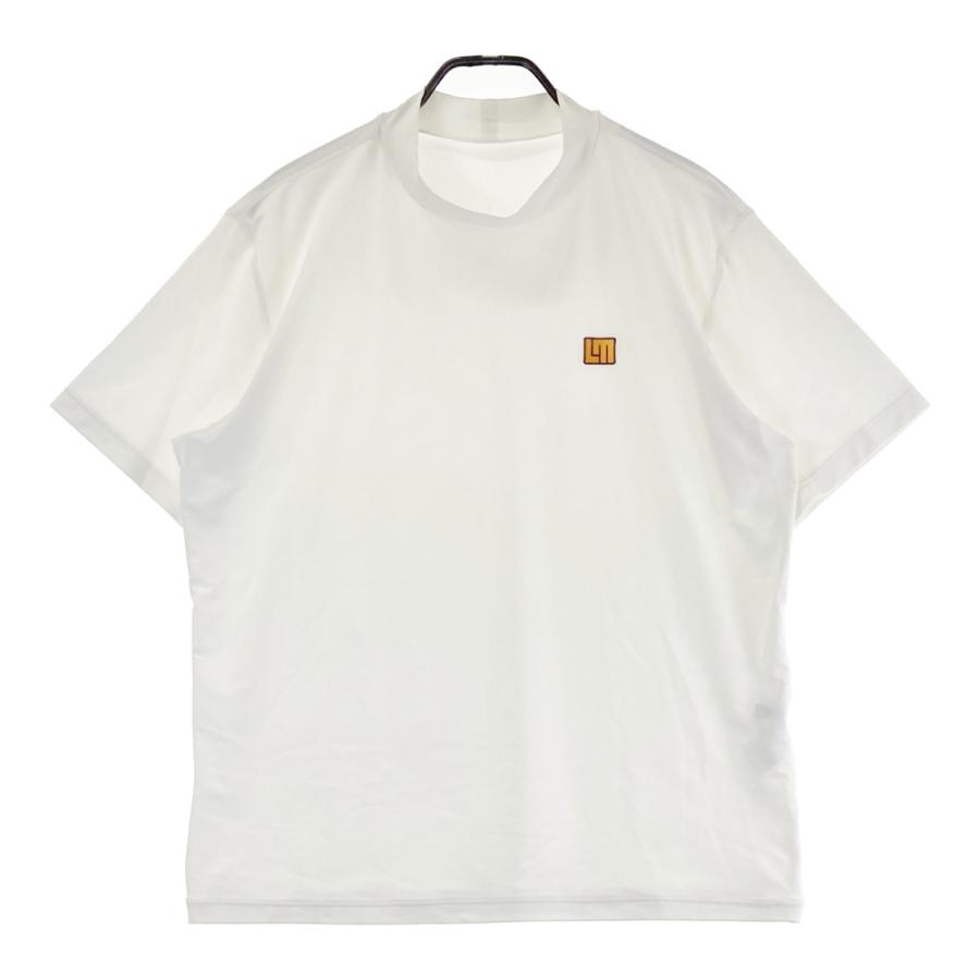 新品未使用【ラウドマウス　ゴルフ】メンズ　半袖　モックネックウェア XL 白 LOUD MOUTH ラウドマウス 半袖モックネックTシャツ ホワイト系 XL