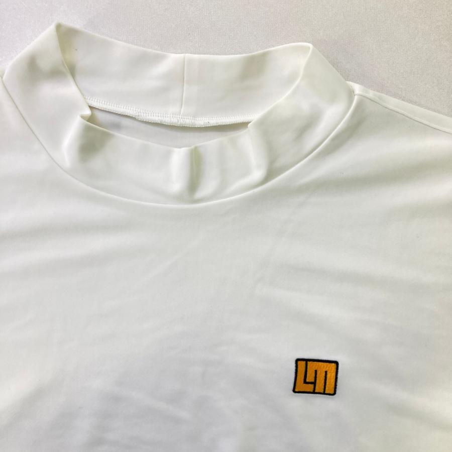 LOUD MOUTH ラウドマウス 半袖モックネックTシャツ ホワイト系 XL