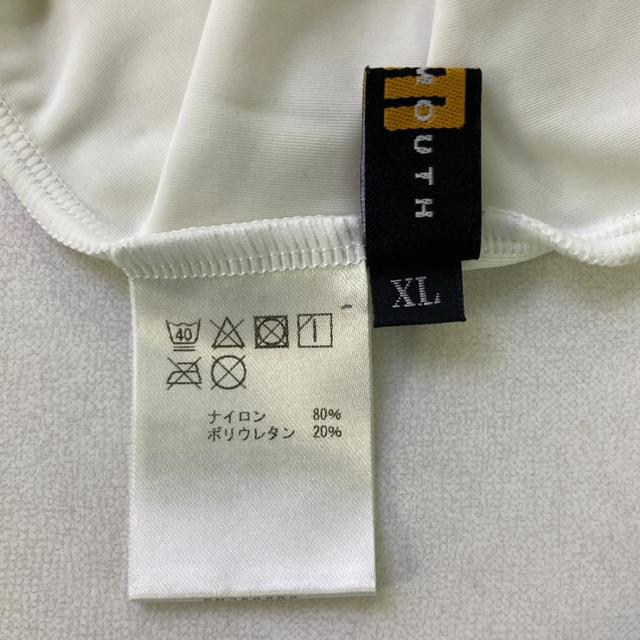 新品未使用【ラウドマウス　ゴルフ】メンズ　半袖　モックネックウェア XL 白 LOUD MOUTH ラウドマウス 半袖モックネックTシャツ ホワイト系 XL