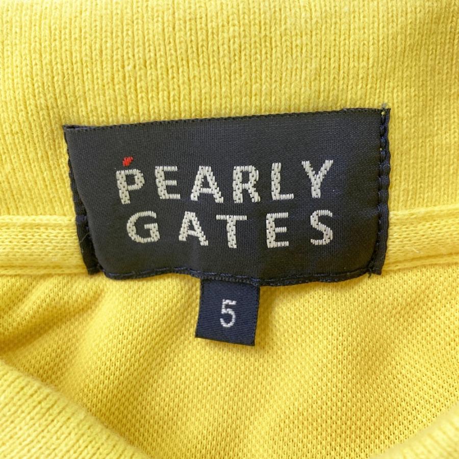 PEARLY GATES パーリーゲイツ 半袖ポロシャツ イエロー系 5