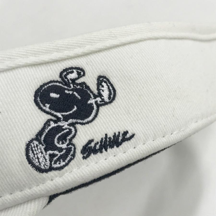 PEARLY GATES パーリーゲイツ サンバイザー スヌーピー ホワイト