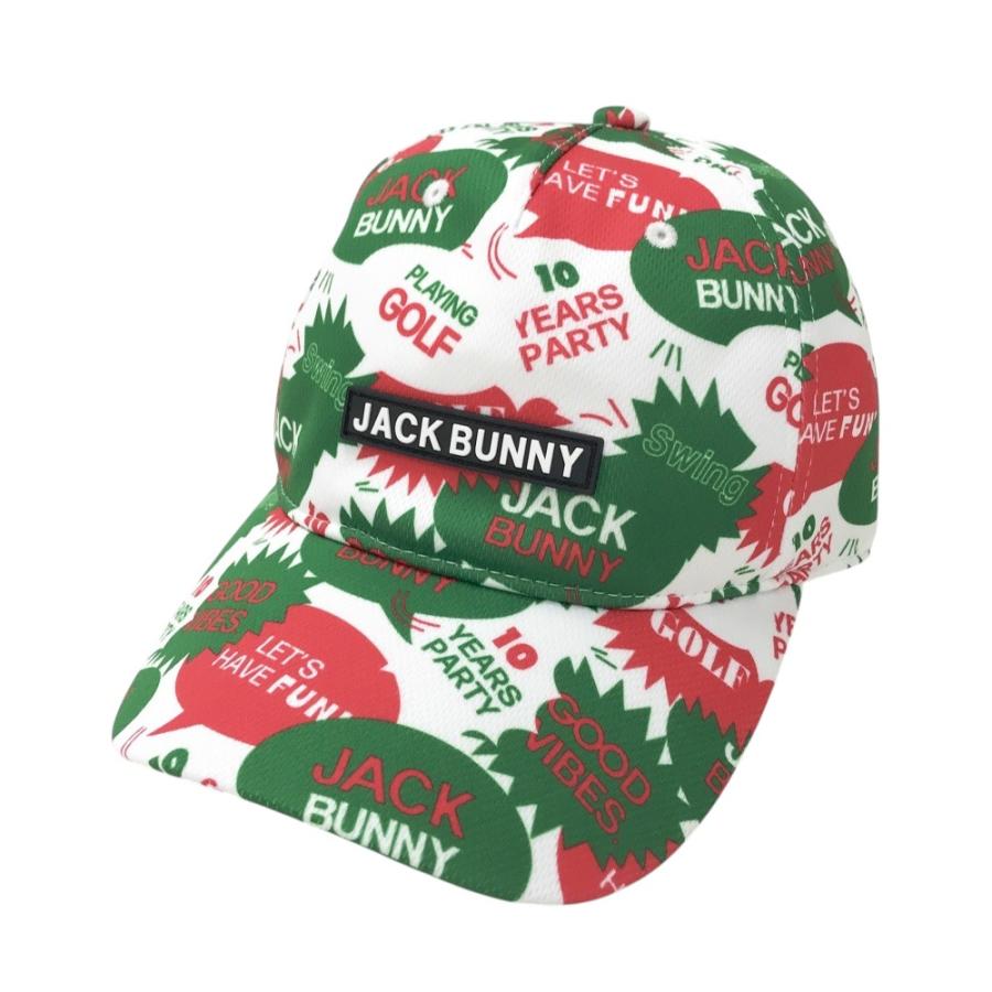 JACK BUNNY ジャックバニー キャップ ホワイト系 FR ゴルフウェア