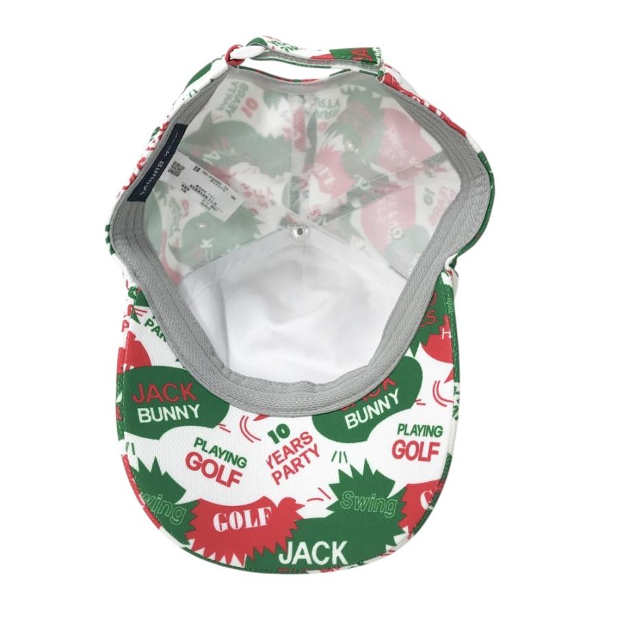 新品JACKBUNNY ホワイトジャケット、中古キャップセット JACK BUNNY ジャックバニー キャップ ホワイト系 FR ゴルフウェア