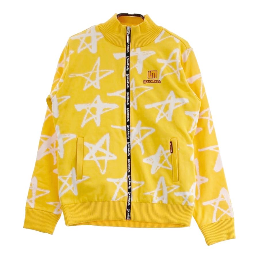 LOUD MOUTH ラウドマウス 蓄熱ジャケット 星柄 イエロー系 M ゴルフ