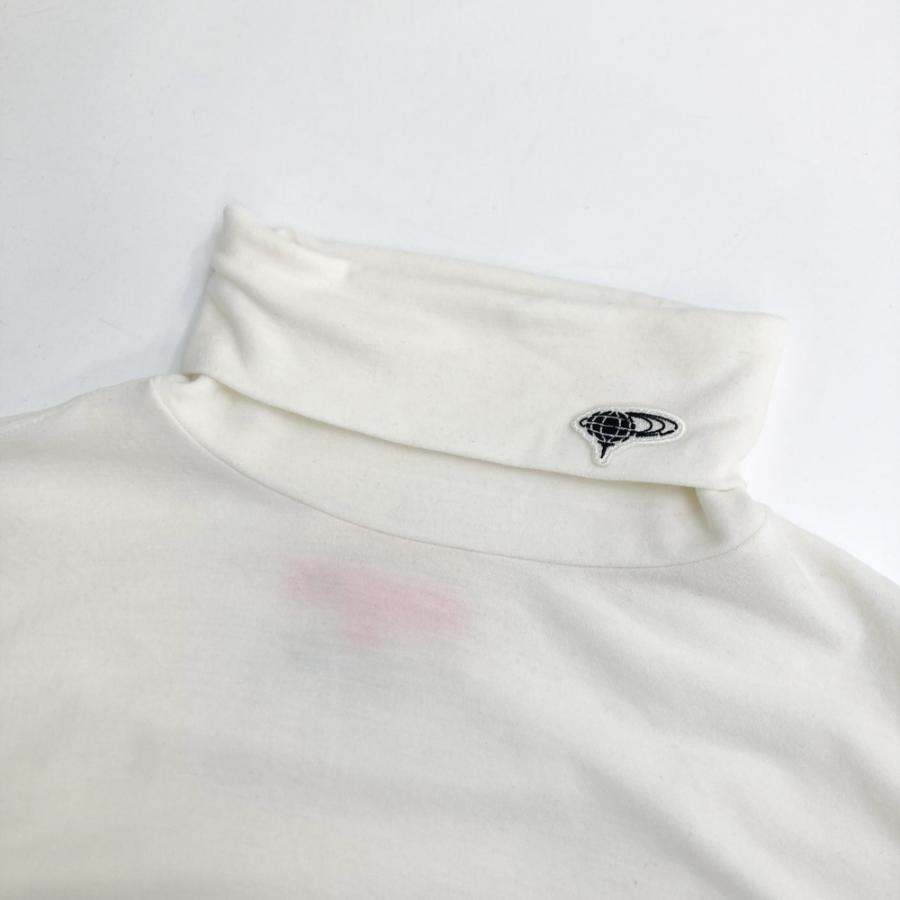 BEAMS GOLF ビームスゴルフ タートルネック 長袖Tシャツ ホワイト系 S