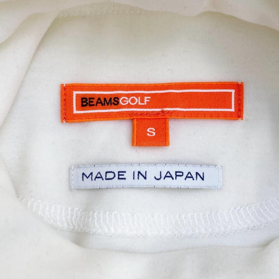 BEAMS GOLF ビームスゴルフ タートルネック 長袖Tシャツ ホワイト系 S