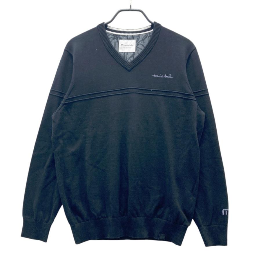 TRAVIS MATHEW トラビスマシュー Vネック ニットセーター ブラック系
