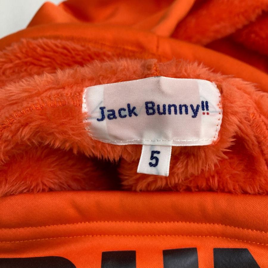❗️新品同様状態良好品❗️　Jack Banny!!　パーカー　ゴルフウェア JACK BUNNY ジャックバニー パーカー オレンジ系 5 ゴルフウェア