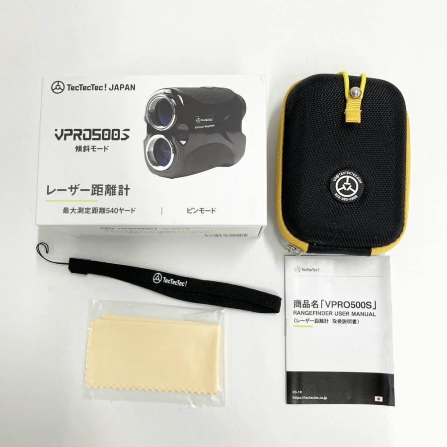 【新品未使用】ゴルフ用レーザー距離計 VPRO500S TecTecTec テックテックテック VPRO500S レーザー距離計 ブラック系