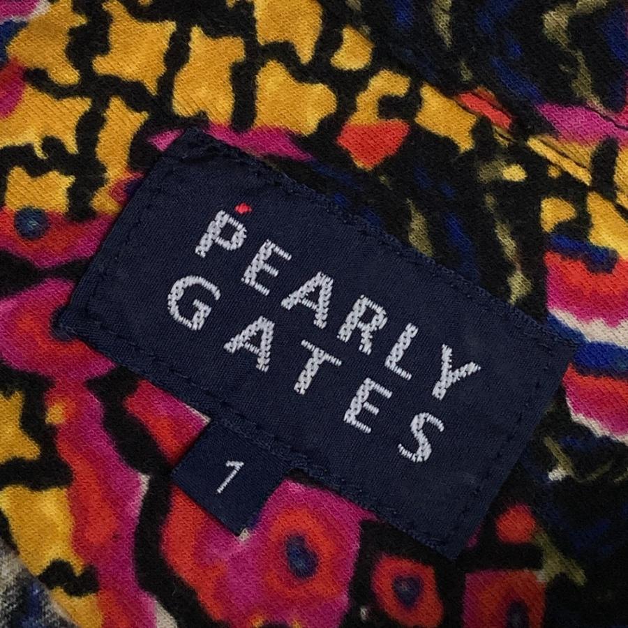 PEARLY GATES パーリーゲイツ 半袖ポロシャツ 総柄 ピンク系 1 ゴルフ