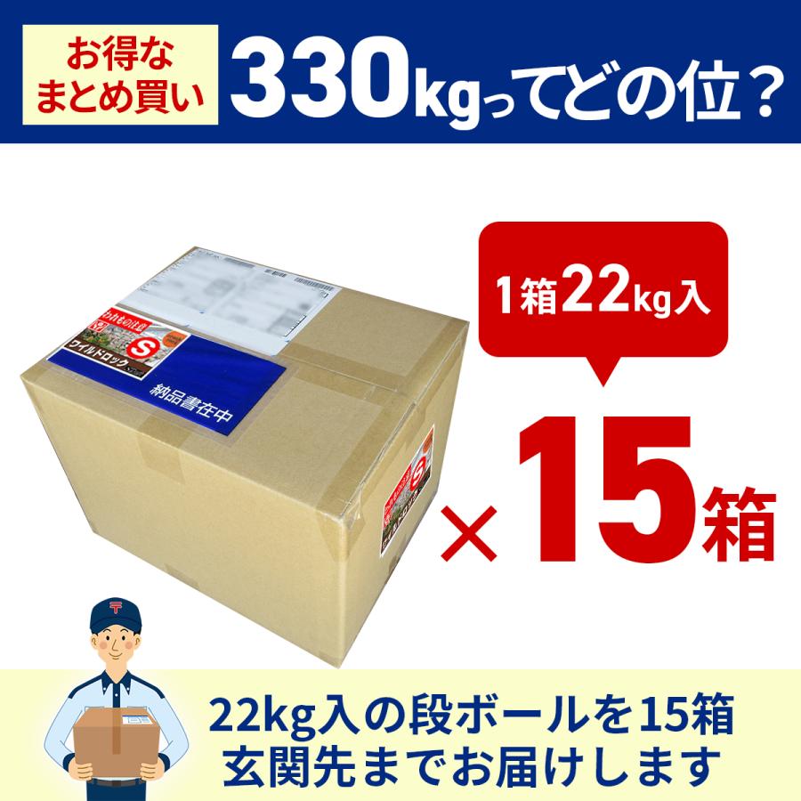 庭石 ロックガーデン 石 割栗石 ワイルドロック S 330kg (22kgx15箱