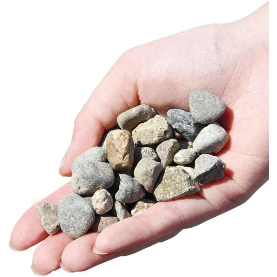 アクアリウム 水槽用底砂 国産 川玉砂利 10mm〜20mm : 石材のことなら