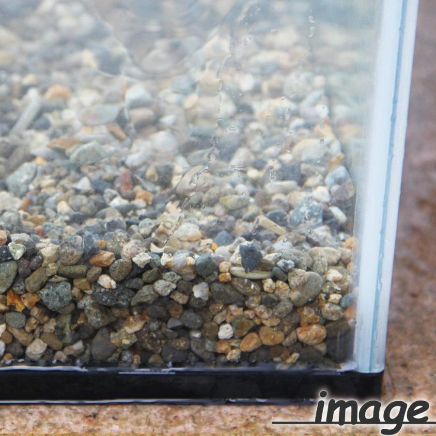 アクアリウム 水槽用底砂 国産 川玉砂利 5mm〜10mm : 石材のことならST