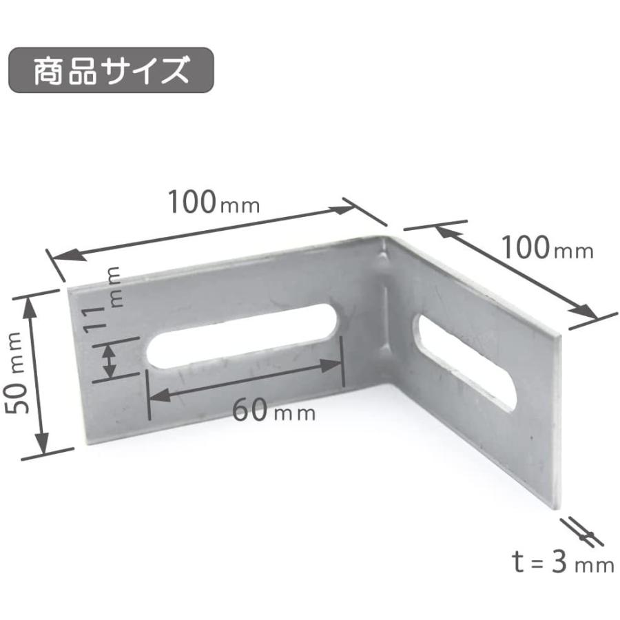 L型金具5個セット L型アングル ステンレス製 : 石材のことならST