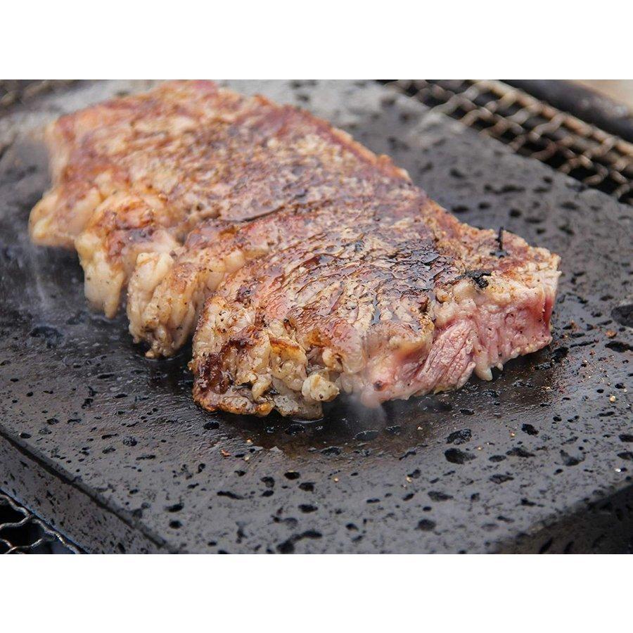 溶岩プレート B 25x25cm 溝付き バーベキュー 調理用品 焼肉用 焼肉